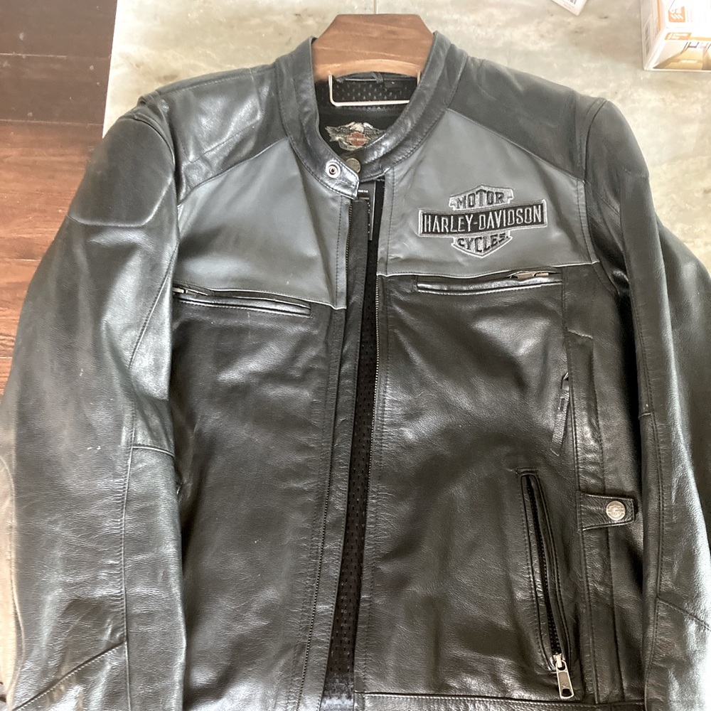 Leather Harley Davidson Jacket